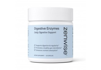 Zenwise Digestive Enzymes Plus Fast-Acting Probiotics, 60 vege caps Zenwise Digestive Enzymes Plus Fast-Acting Probiotics, 60 vege caps